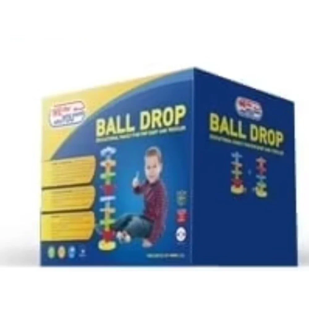 NEW Rainbow Educational Double Ball Run Drop Toy 2 Towers Toddler Swirl Ball 9M+ - Picture 6 of 7